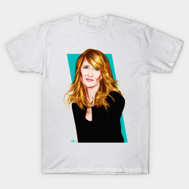 Laura Dern - An illustration by Paul Cemmick T-Shirt by PLAYDIGITAL2020